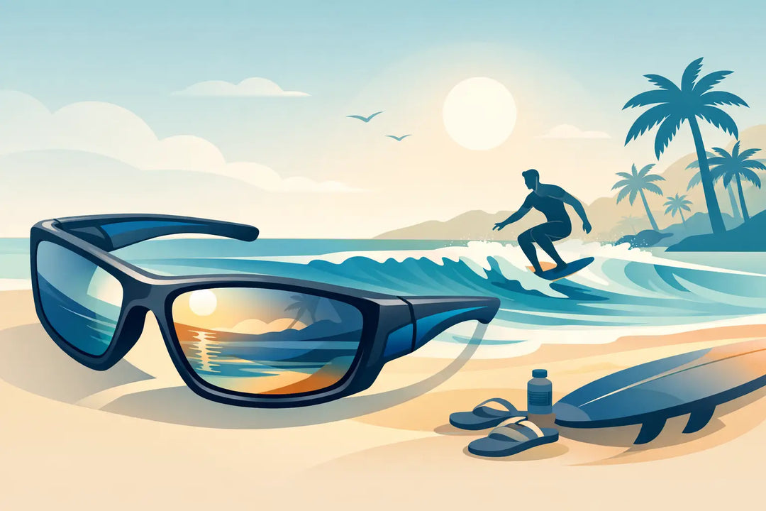 משקפי שמש לגלישה בים - מה באמת חשוב