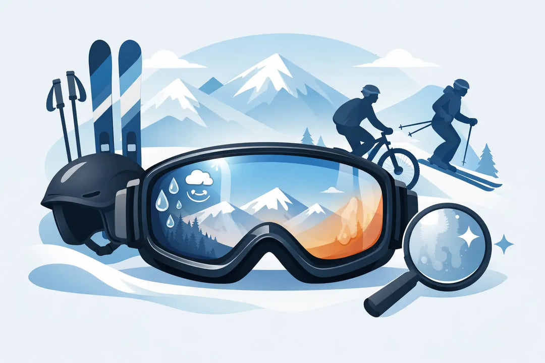 מדריך לבחירת גוגל אנטי פוג לסקי ורכיבה