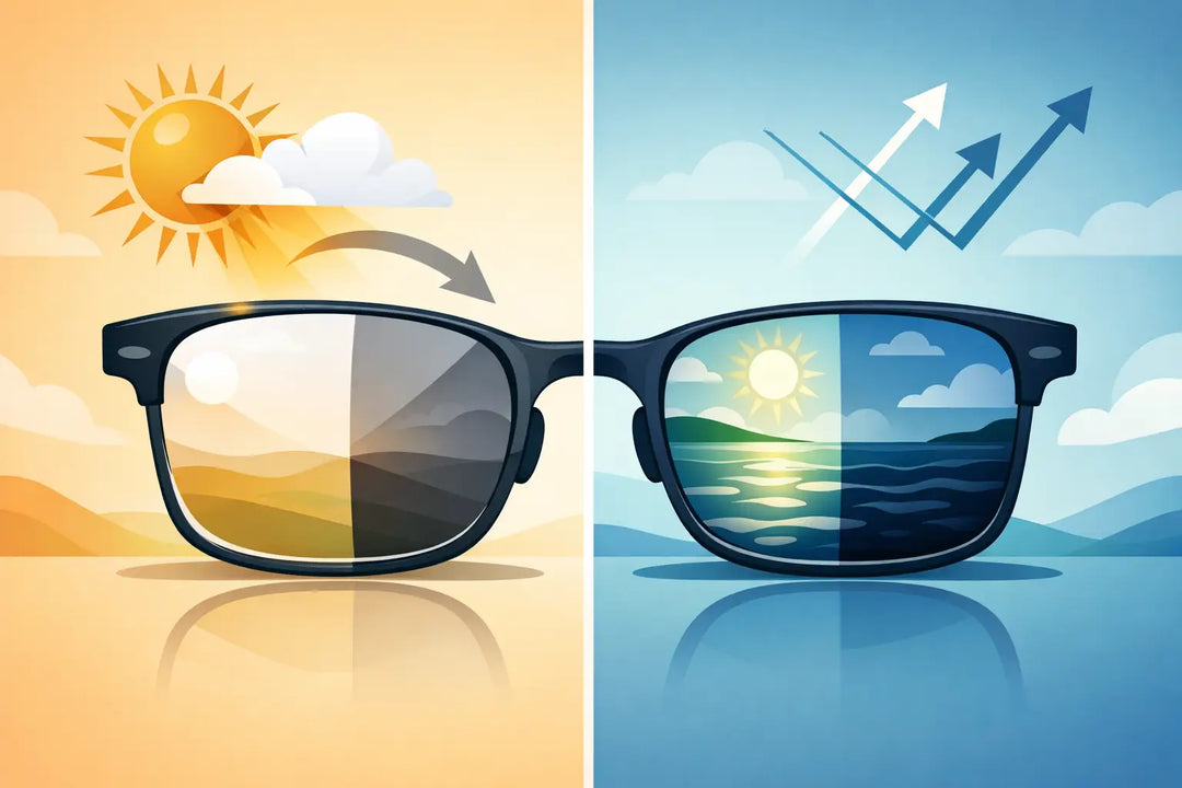 עדשות פוטוכרומטיות מול עדשות מקוטבות